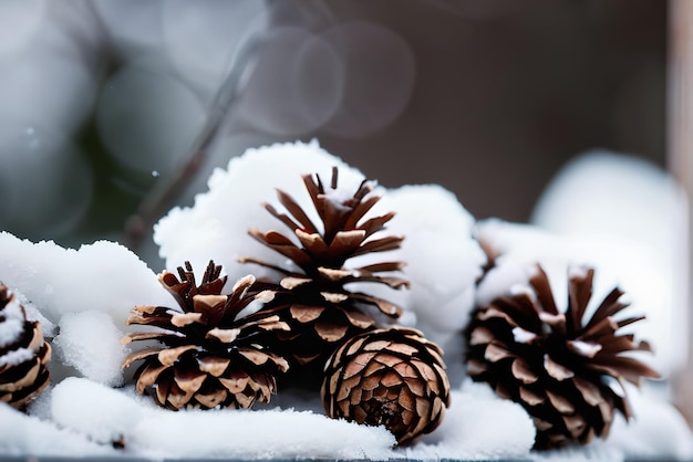 Macro Photography of Nature in the Winter