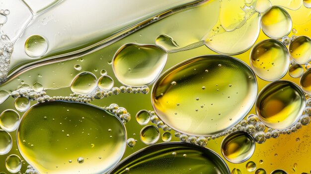 macro photography of oil and water