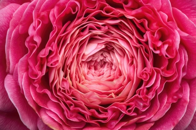 Macro photography of peony flower surface