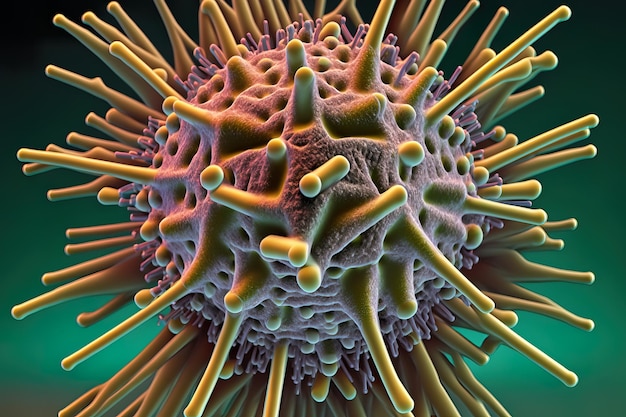 Macro photography virus