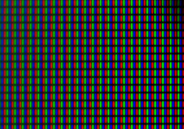 Photo macro pixel view in detail