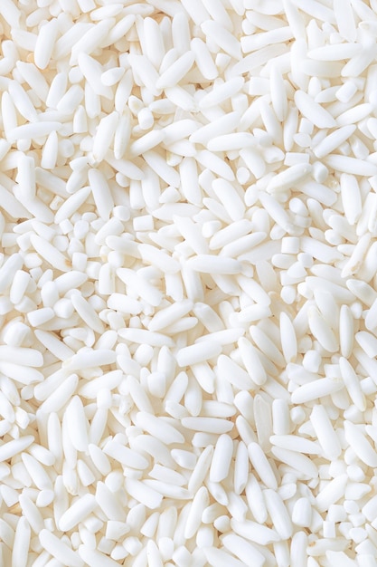 매크로 쌀 질감쌀 천연 쌀 배경 및 질감 경계 패턴이 있는 쌀의 질감