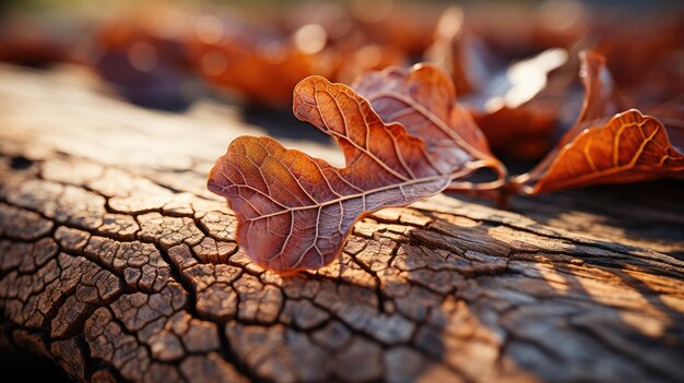 Macro Shot Of Brown On TreeBackground Hd Generative Ai