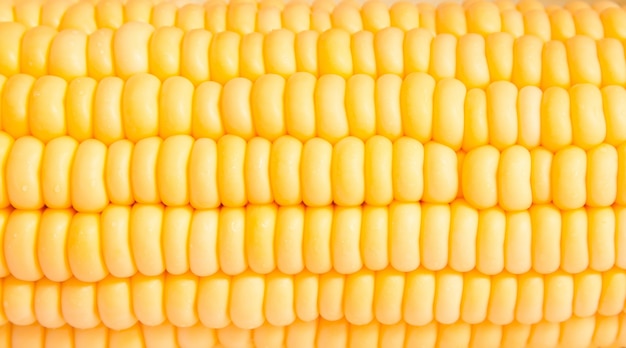 Macro shot of corn used for ethanol fills the frame