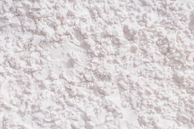 Photo macro shot of cornflour powder texture top view