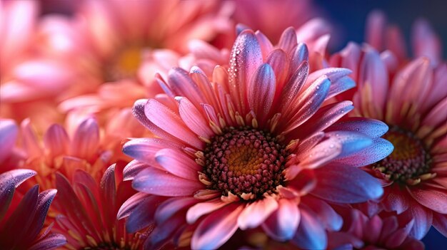 A macro shot of a flower in summer