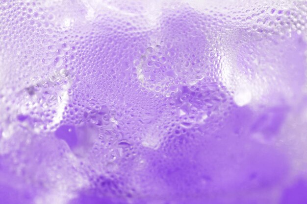 Macro shot of purple liquid