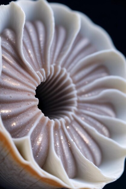 Photo macro shot of the seashell background wallpaper