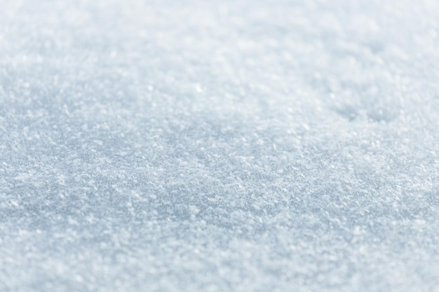 Macro shot of snow in purple tone