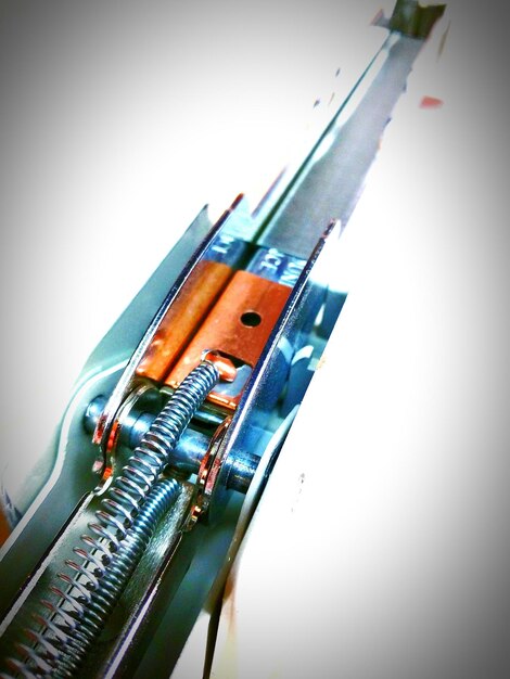 Photo macro shot of stapler