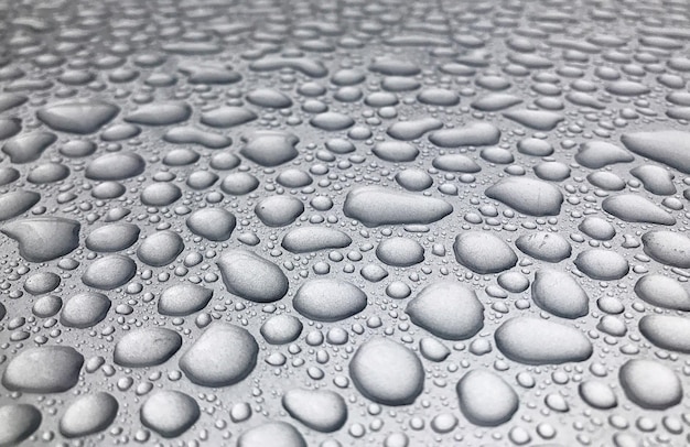 Photo macro shot of water drops