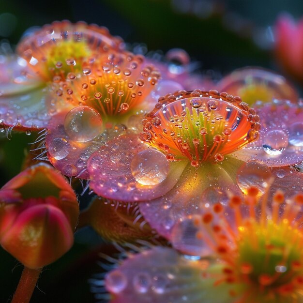 Photo macro shots of dewdrops 1 24