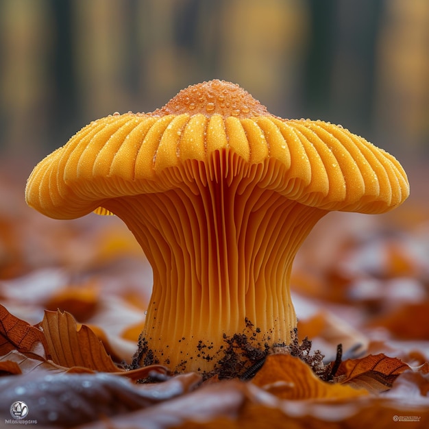 Foto macro shot di funghi