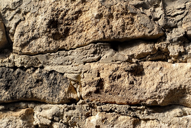 Macro stone wall texture