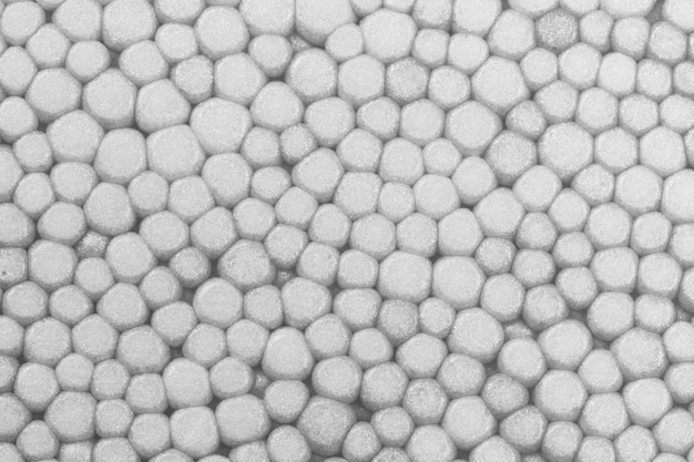 Macro styrofoam texture closeup