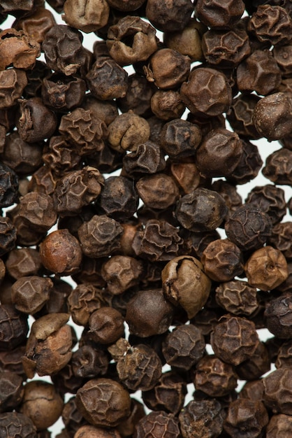 Photo macro texture of black hot pepper