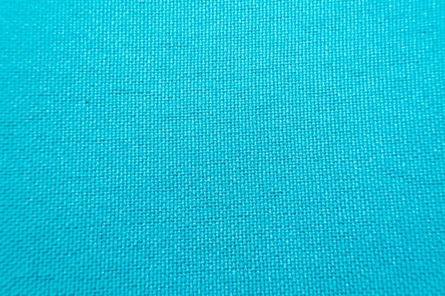 Macro van van de de textuuroppervlakte van de stoffenweefsel blauw de kleurengebruik voor achtergrond