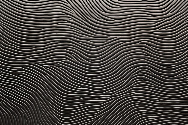 Macro view of a loop fingerprint pattern showcasing the characteristic looping ridges Generative AI