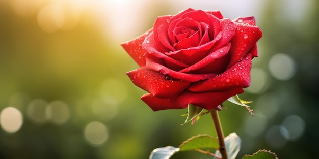 Macro View of Stunning Roses in Full Bloom