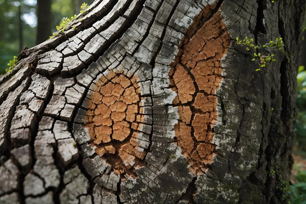 Macro View of Tree Surface