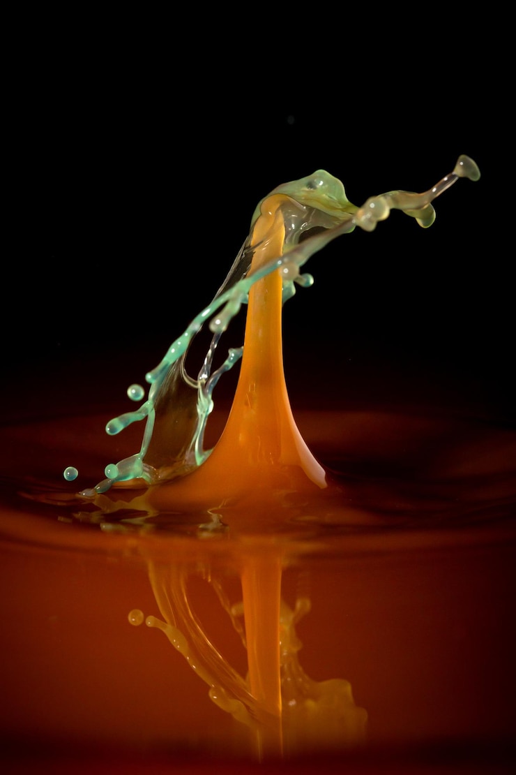 Photo macro water drop photography