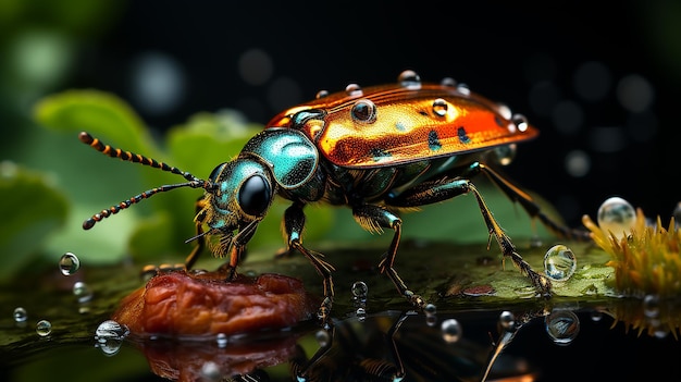 Macrobeeld van een insect