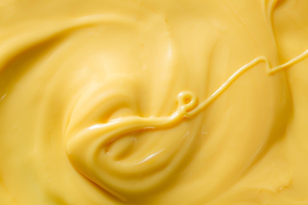 macrobotertextuur, botertextuurachtergrond, close-up van geopende gele boter