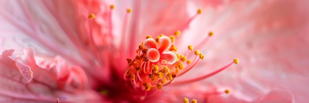 Macrofoto van een delicate bloemknop die de ingewikkelde bloemblaadjes en texturen in prachtige details benadrukt Generatieve AI