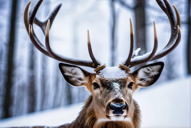 Macrofotografie van de natuur in de winter