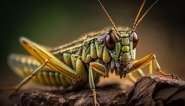 Macrofotografie van een krekel