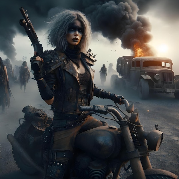 Photo mad max style bad girl