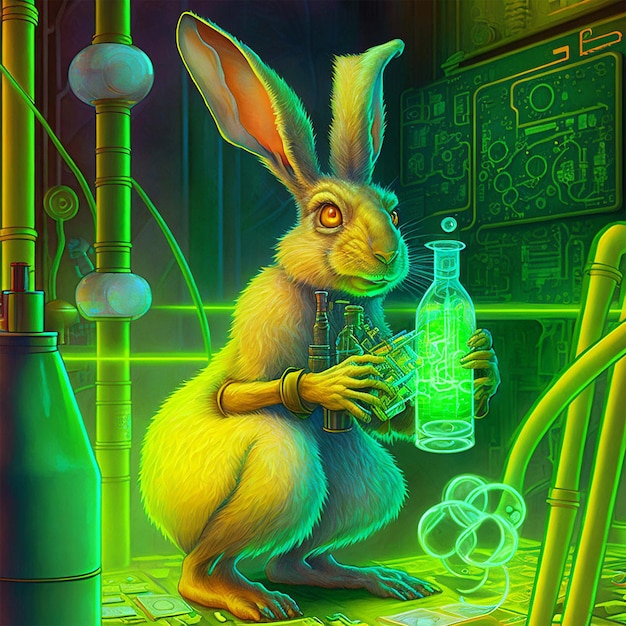 mad scientist bunny