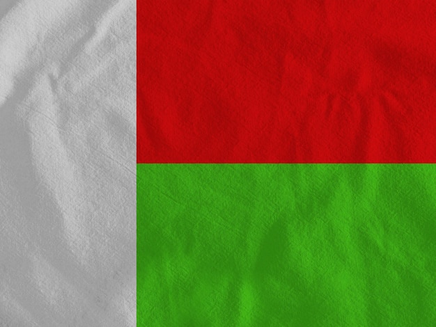 Photo madagascar flag