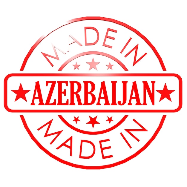 Made in Azerbaijan red seal