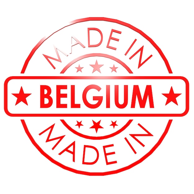 Made in Belgium red seal