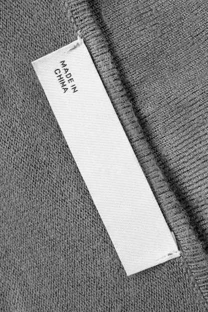 Made in China (中国製) というラベルが付いています