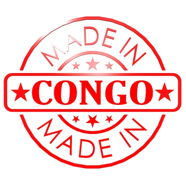 Photo made in congo red seal