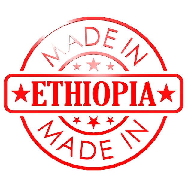 Photo made in ethiopia red seal