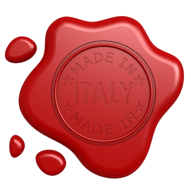 Photo made in italy seal