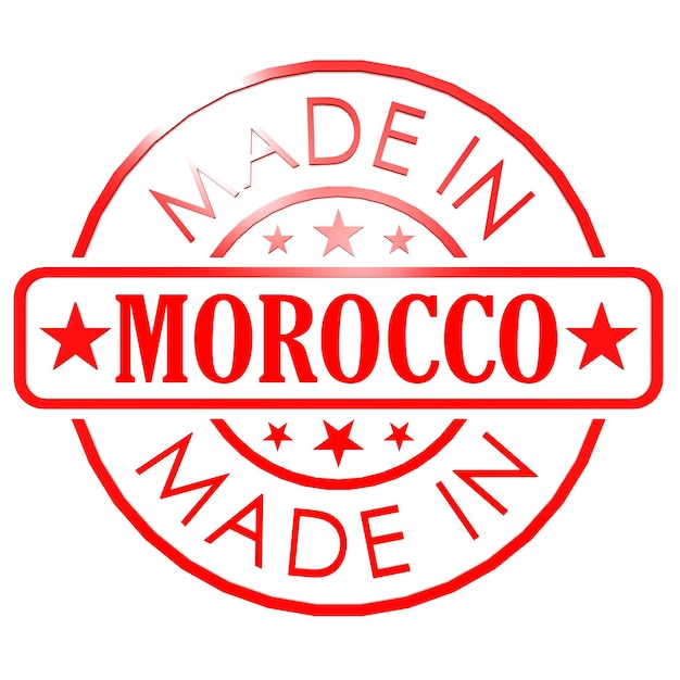 Made in Morocco red seal