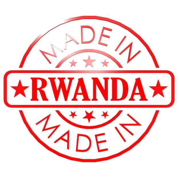 Photo made in rwanda red seal