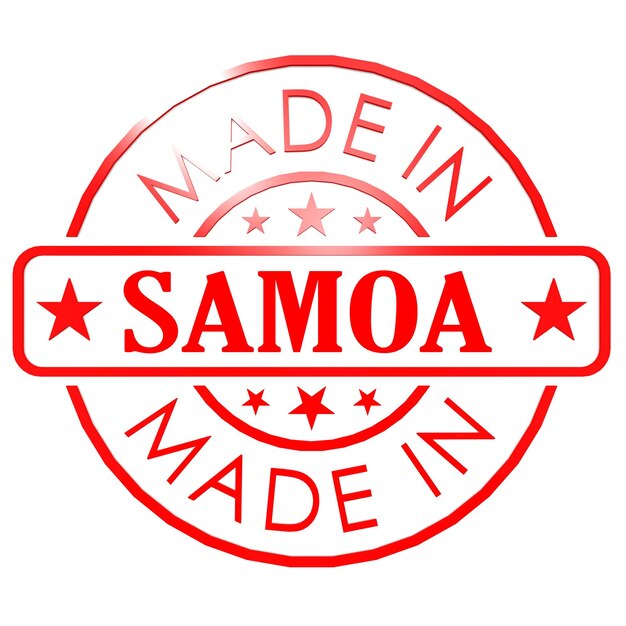 Made in Samoa 레드씰