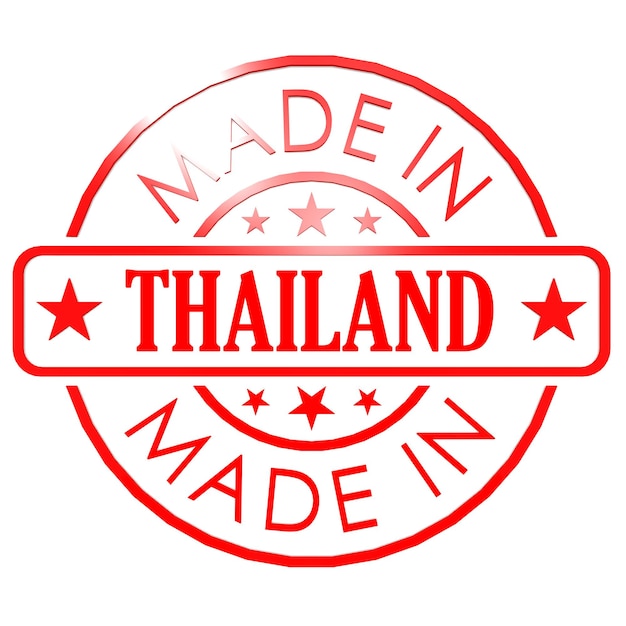 Photo made in thailand red seal