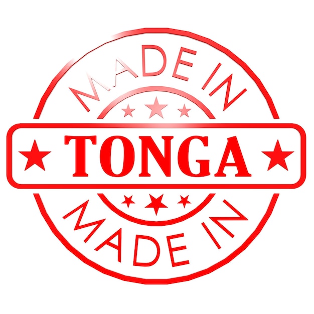 Made in Tonga red seal