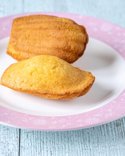 Madeleines French small sponge cakes