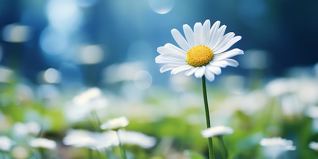 madeliefjebloem in een veld