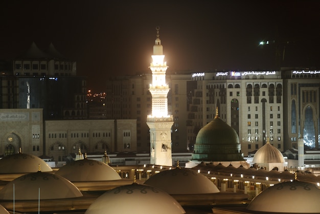 Madina Mosque at night