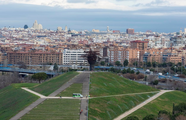 Madrid rooftop view