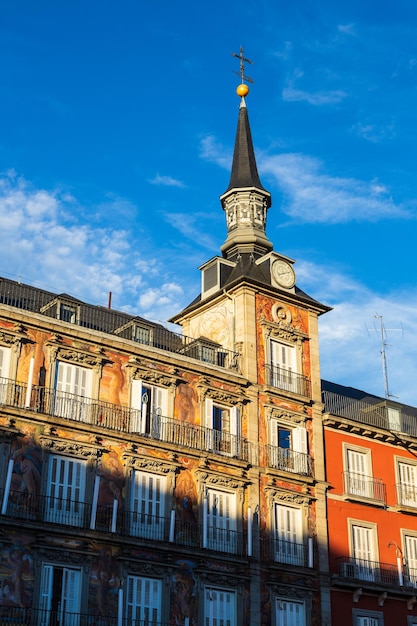 스페인 마드리드 Casa de la Panaderia 베이커리 하우스 Plaza Mayor Main Square에 있는 옛 궁전