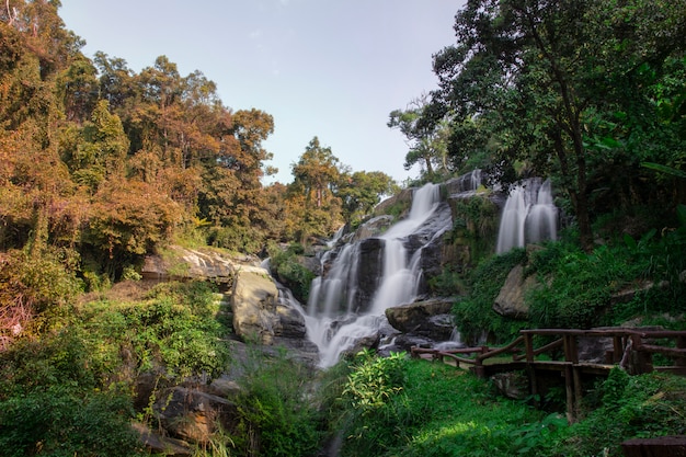 Mae klang waterfall at doi inthanon